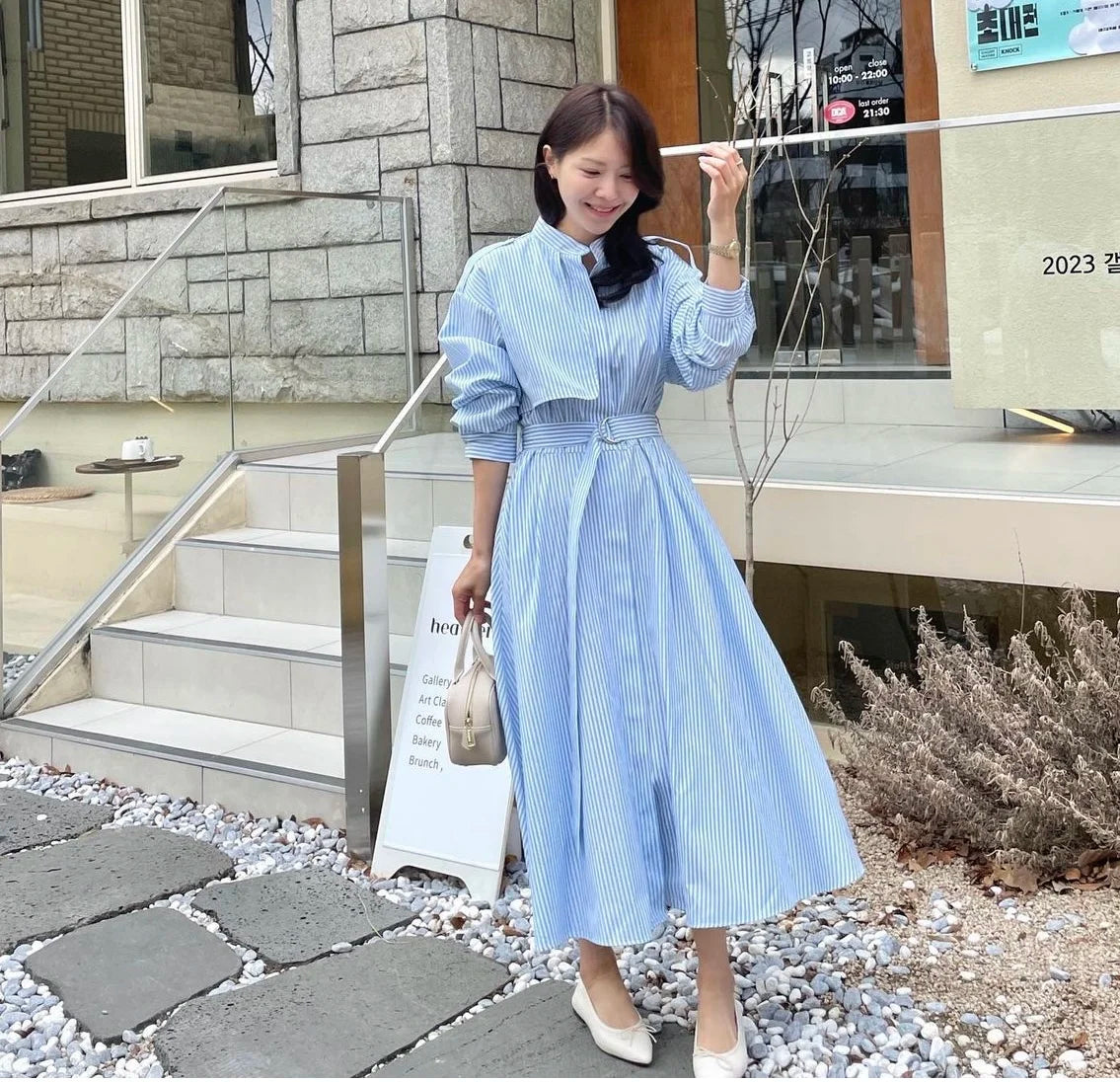 blue brunch dress Birthday Mini - Light 97% Polyester Ceyna Plus Size Navy Blue