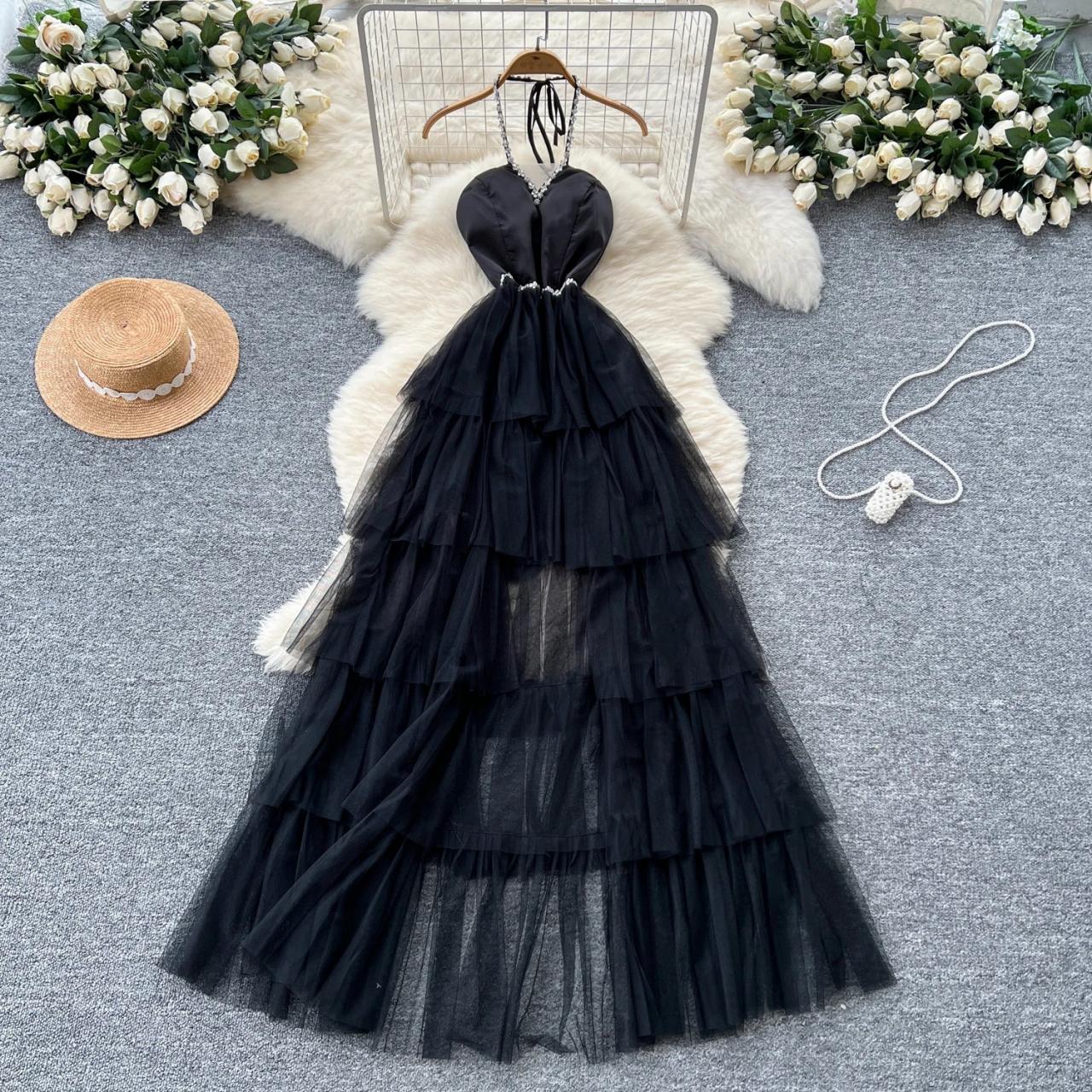 halter crop dress Mini Crepe Halter Dress