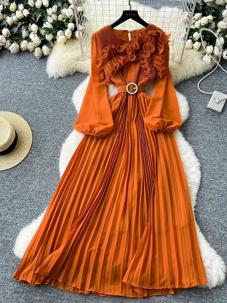 ruffled pleated asymmetric dress Off-The-Shoulder Sleeveless Pleated Asymmetrical Ruffled Dress for the Mother of the Bride