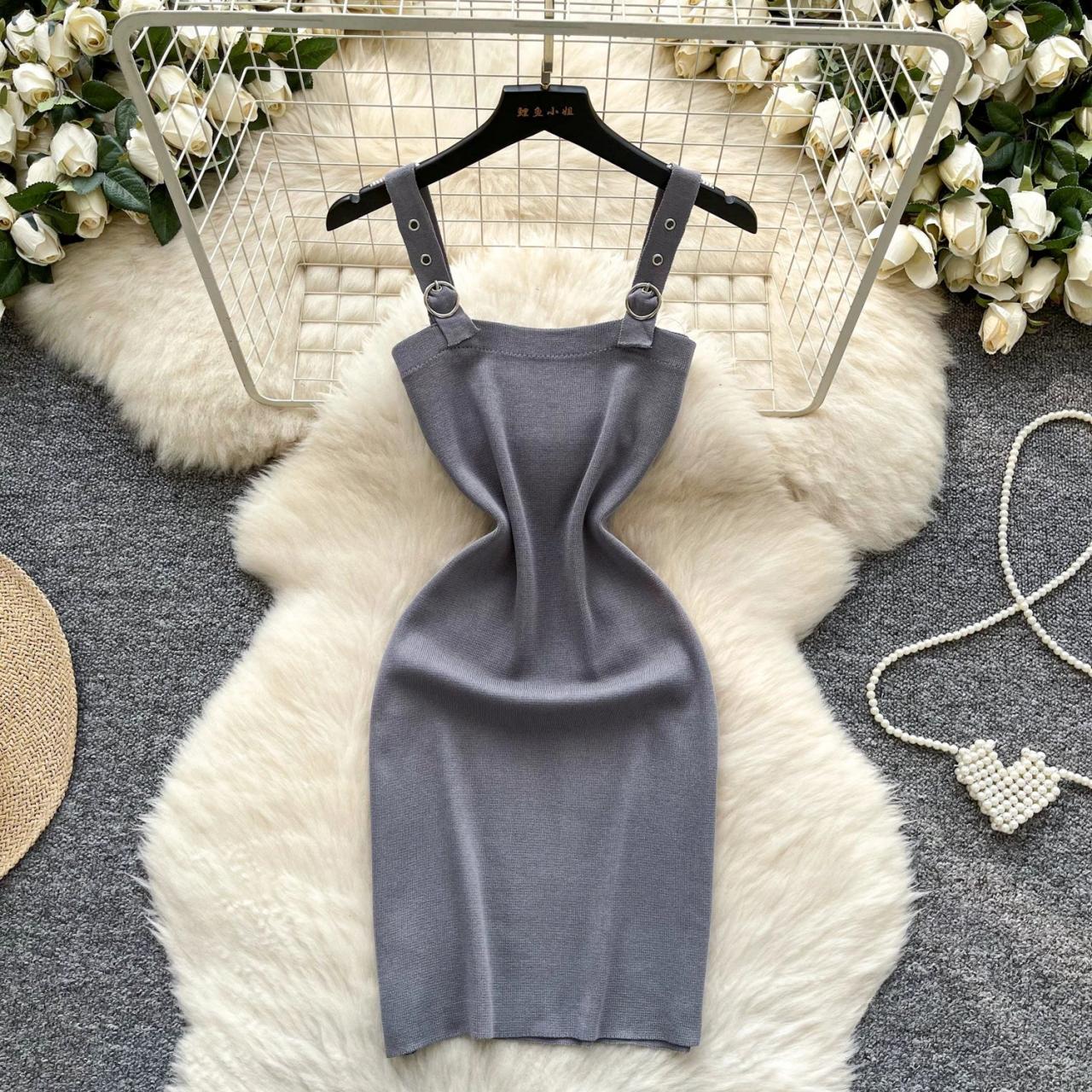 buckle strap bodycon dress ZADIQUE Gold Buckle Bodycon Dress