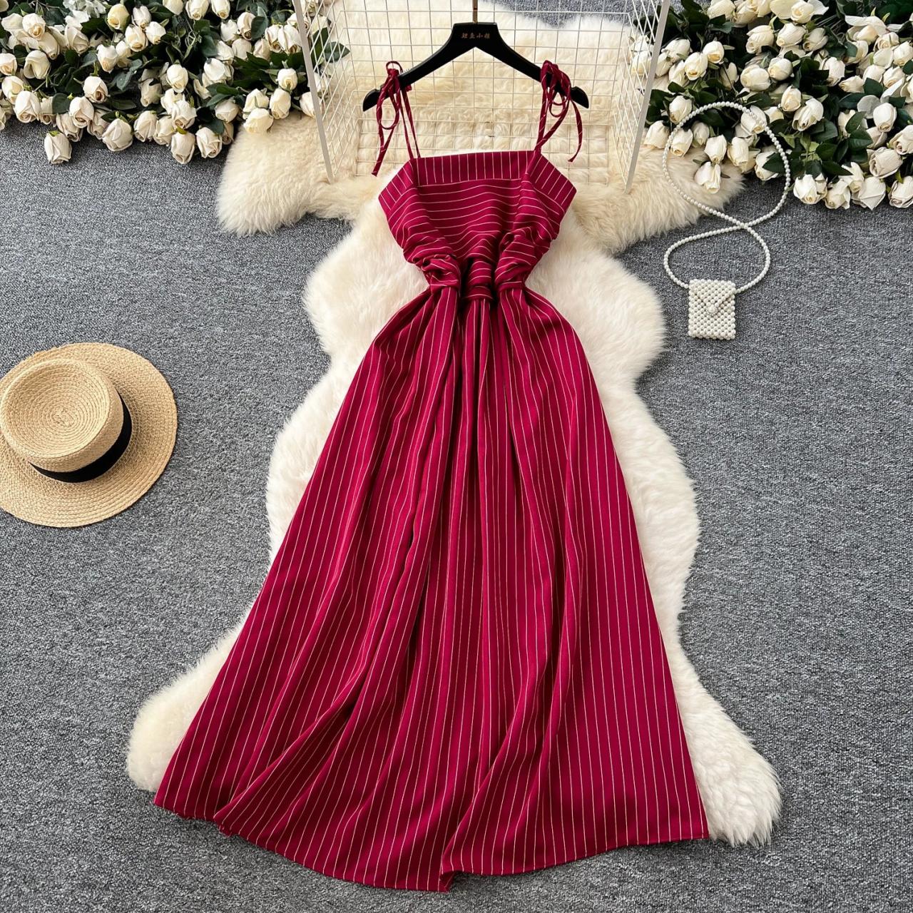 strapless open back dress Ruby Mini Dress Red | Tie Front Mini main image 0