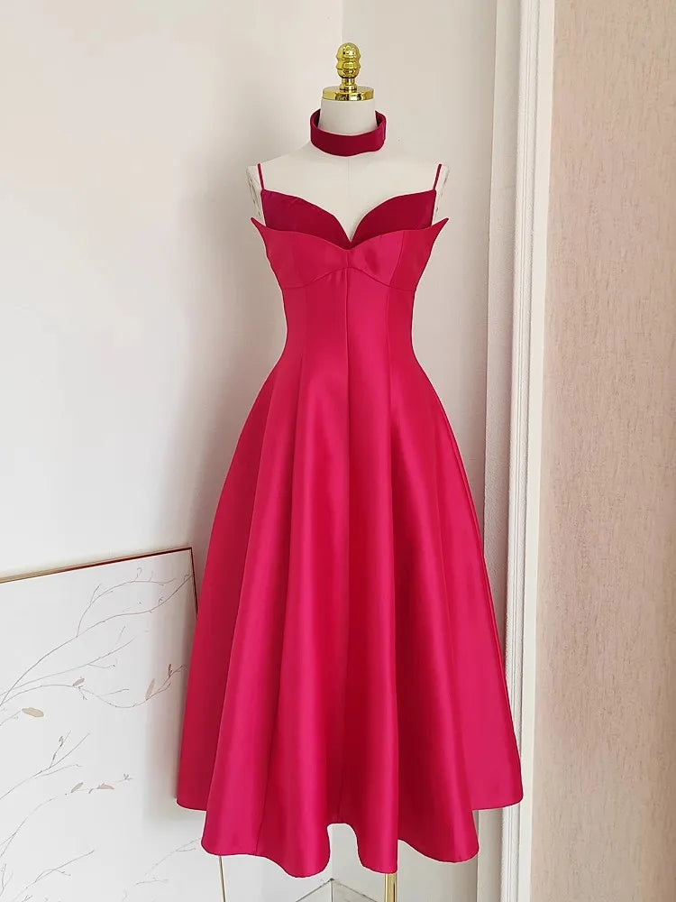 best petite formal dresses for weddings Asymmetrical bottle choker dress main image 0