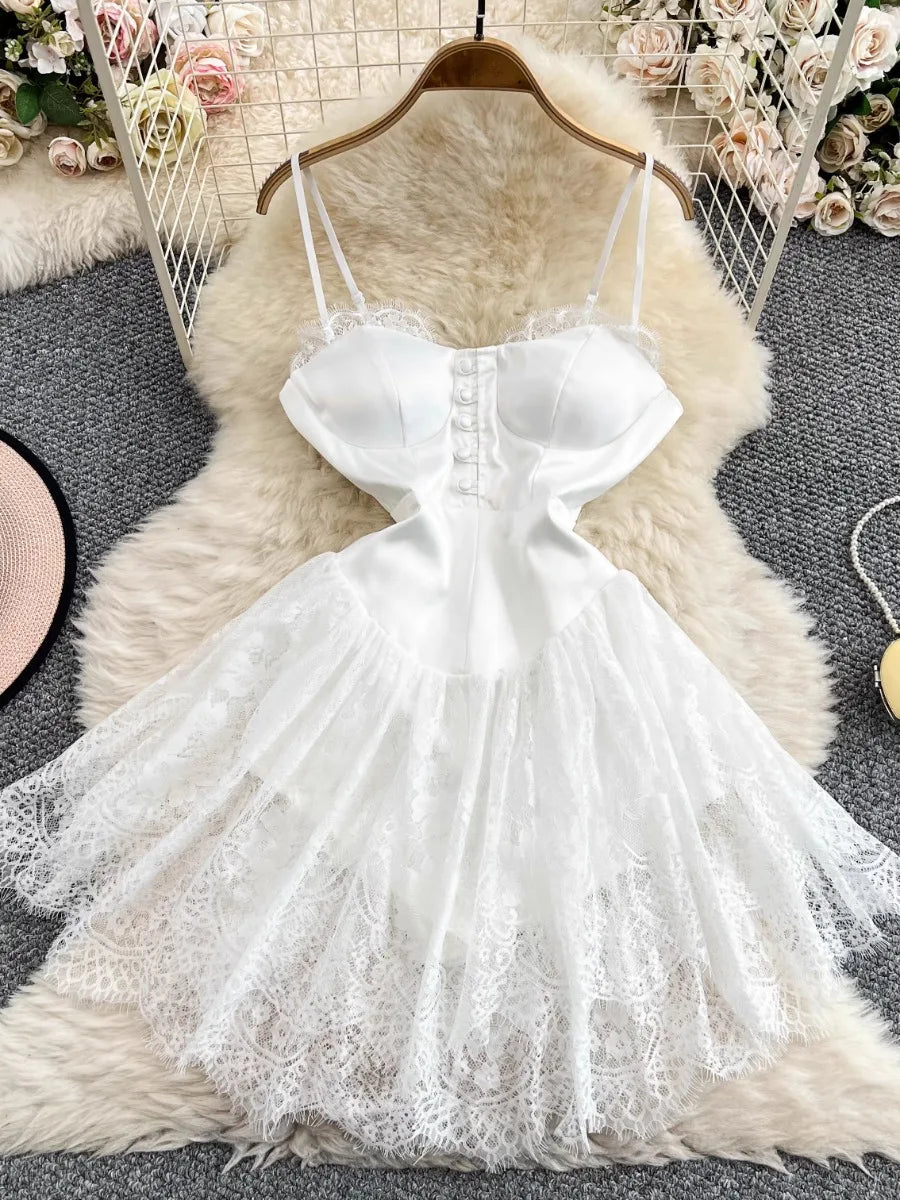 lace swarovski crystal wedding dress Mermaid Swarovski Dress with Veil